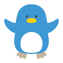 かわいいペンギンのベクターイラスト