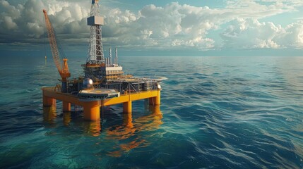 Explain the concept of directional drilling techniques used on oil rigs.