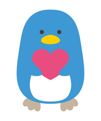 かわいいペンギンのベクターイラスト