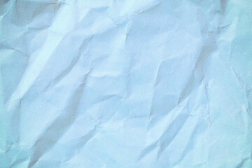Obraz premium Crumpled Blue Paper Texture for Background Use