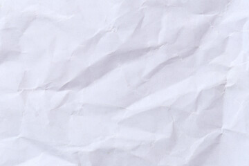 Obraz premium Crumpled White Paper Background Texture
