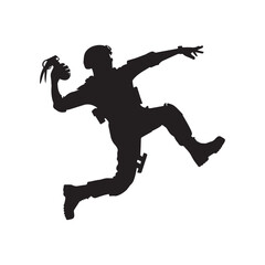 Soldier Silhouette Design, Military Vector illustration