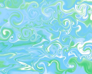 Blue Green Marble Texture High Quality Background. Wallpaper illustration. 