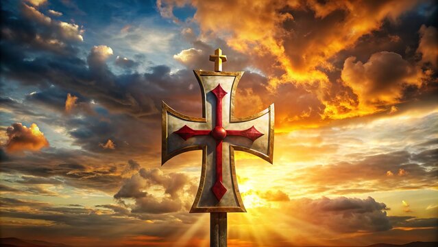 Symbolizing faith and chivalry, the Knights Templar Cross reflects their significant historical impact in medieval