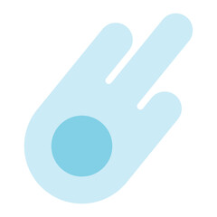 meteor icon for illustration