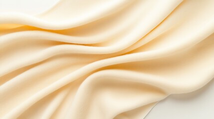 Obraz premium Soft Cream Fabric Drapery for Elegant Textiles