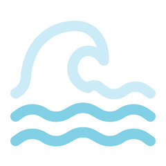 wave icon for illustration