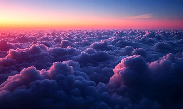 Sunset Above the Clouds