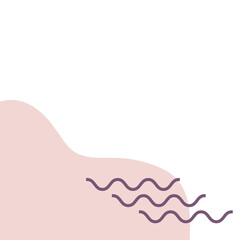 minimalist boho flowers icon