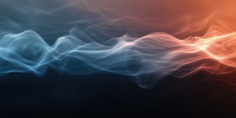 Obraz premium Abstract modern streaks of smog in high resolution