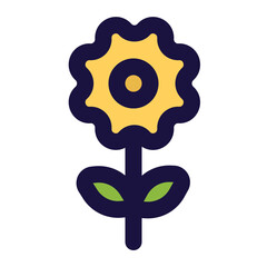 flower icon for illustration