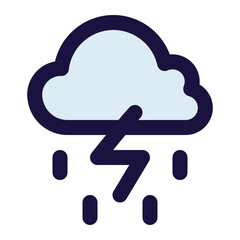 storm icon for illustration
