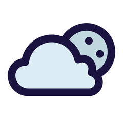 cloud icon for illustration
