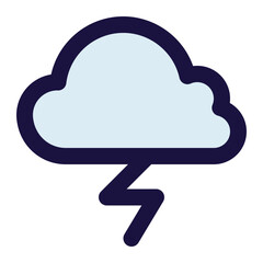 cloud icon for illustration