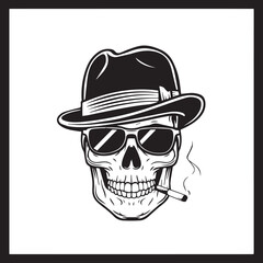  human skull vector and illustration