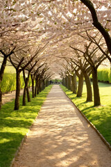 Obraz premium alley in the park