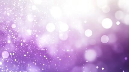 Obraz premium Soft white and purple background illustration featuring a faded harmonious design with delicate white micro bokeh evoking a romantic dreamy atmosphere