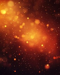 Fototapeta premium Dark orange 2D cartoon template featuring starry sky Blurred decorative design in a minimalist style with stars Ideal design for business advertising purposes