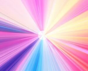 Vibrant zoom motion effect backdrop featuring dynamic rays and smooth pastel swooshes Ideal for social media blogs websites and video thumbnails
