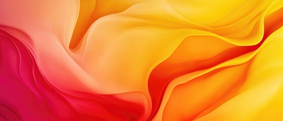 Obraz premium Abstract background featuring vibrant shades of yellow and red