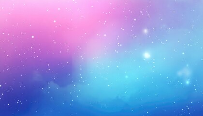 Fototapeta premium Light blue 2D cartoon backdrop featuring galaxy stars Blurred abstract background with gradient creates a dreamy space atmosphere ideal for your business advertising needs