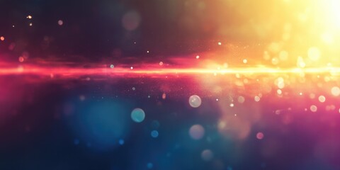 Fototapeta premium Abstract digital overlays with lens flares and light leaks for dynamic background effects