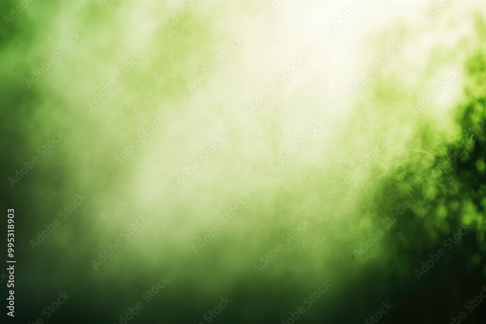 Poster abstract blurry background with a green tint perfect for adding text or creating a visually appealin