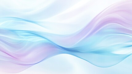 Fototapeta premium Soft pastel hues in pale blue and light purple create an abstract banner background