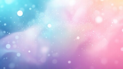 Obraz premium Soft pastel gradient background with an abstract blurred design featuring ample space for text overlay
