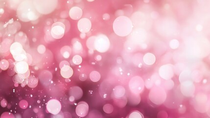Fototapeta premium Soft pastel pink bokeh abstract backdrop ideal for a romantic theme