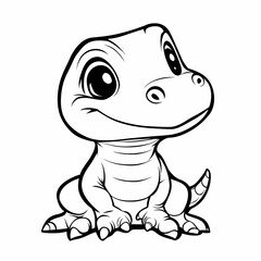 Obraz premium Adorable Animal Coloring Pages for Download – Perfect for Kids & DIY Projects, generated ai