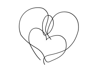 The Unbreakable Thread of Love: A Minimalist Representation of Shared Passion and Commitment