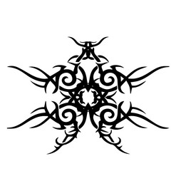 Obraz premium ancient cybersigilism shape