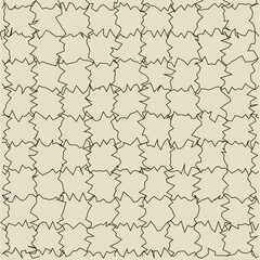 Illusion mesh of grid dimension and shape create from the distortion line graphic background surface
