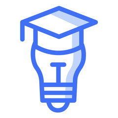 Idea & Lightbulb Icon Shady Style