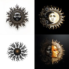 Fototapeta premium Sun image set 