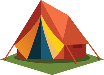 illustration of a tent