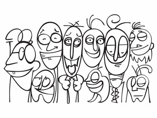 One-line Caricature: A Unique Perspective Challenging Stereotypes with Humor