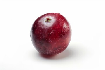 Obraz premium A fresh cranberry isolated on white