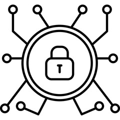 Cyber Security Icon