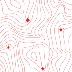 Wavy lines texture background, minimalist background, wavy pattern texture and sparkling stars