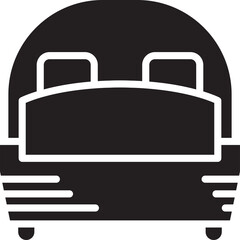 Bed Glyph Icon