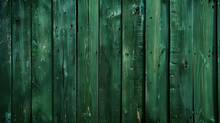 Dark green Wood background. Generative AI.
