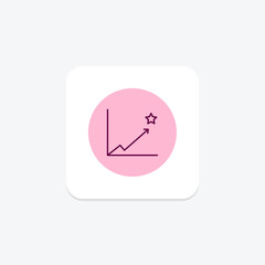 Reputation Management line icon , vector, pixel perfect, illustrator file