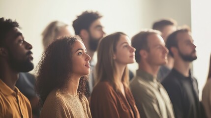 Diverse Audience Watching Inspirational Event