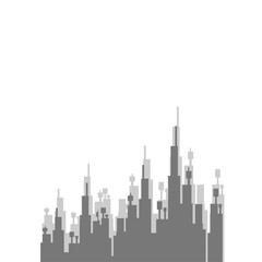 Vector Urban Skyline Buildings