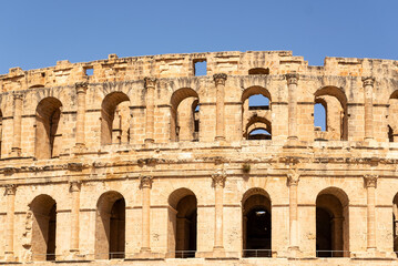 El Jem Amphitheater in Tunisia