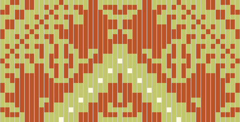 Traditional Traditional Japanese Patternfolk Embroidery, Aztec Geometric Ornament Print. Design for Carpet, Wallpaper, Clothing, Wrapping, Fabric