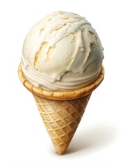 Scoop of Vanilla Ice Cream. Creamy Ice Cream Dessert. Tasty Scoop of Ice Cream. Classic Ice Cream Scoop. Ice Cream Scoop Close-up.