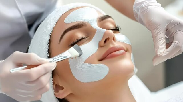 Relaxing Spa Facial Treatment